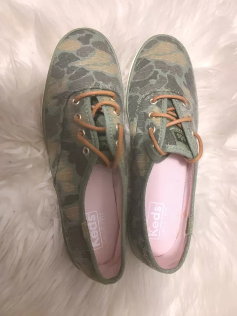 Keds Camo Ripstop Olive Size 6.5 Women Sneakers 3