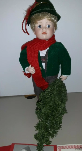 The Ashton-Drake Galleries Porcelain Doll "Oh Christmas Tree" 1995