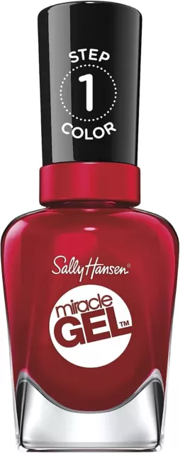 Sally Hansen - Vernis à ongles Miracle Gel - sans UV - 680 Rhapsody Red 14,7 ml