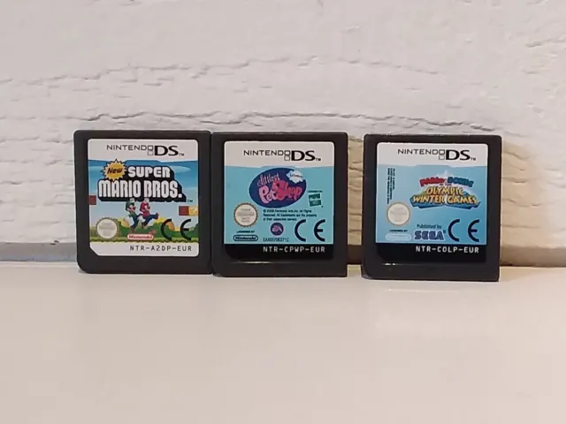 LOT 19 JEUX Nintendo DS : Pokémon, Mario, Sonic, Tetris, Trackmania, Spyro,   EUR 189,90 - PicClick FR