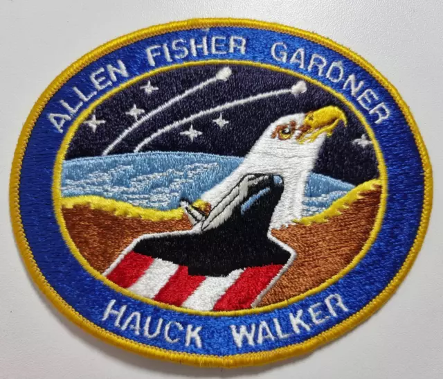 Original NASA Patch Aufnäher Space Shuttle Discovery STS-51A Atlantis Allen