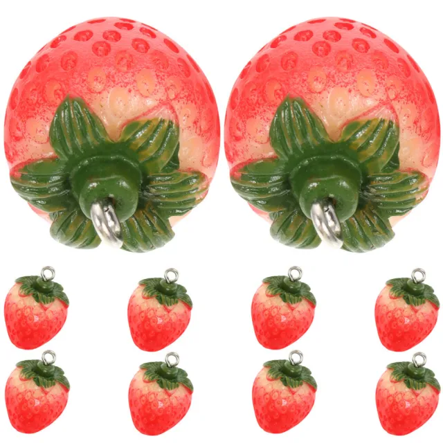 Bangle Charms Jewelry Making Charms Strawberry Pendant Decorate
