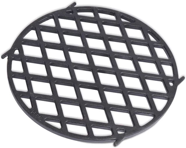 Gourmet BBQ System Sear Grate Cast Iron for Weber 22.5" Inch Charcoal Grills