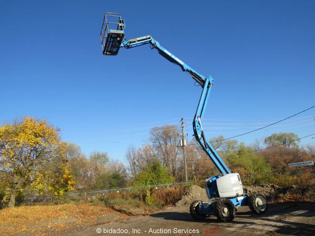 2008 Genie Z-45 25 46'2 4WD Diesel Articulating Boom Lift Man Aerial