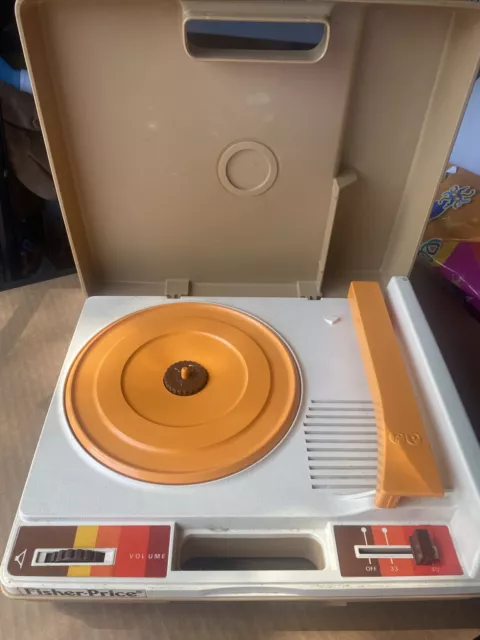 Fisher-Price Record Player Phonograph Number 825 1978 Works Great