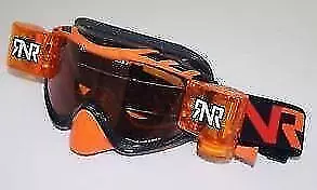 RIP N ROLL HYBRID FULLY LOADED GOGGLES MOTOCROSS MX ENDURO RnR NEW BLACK/ORANGE