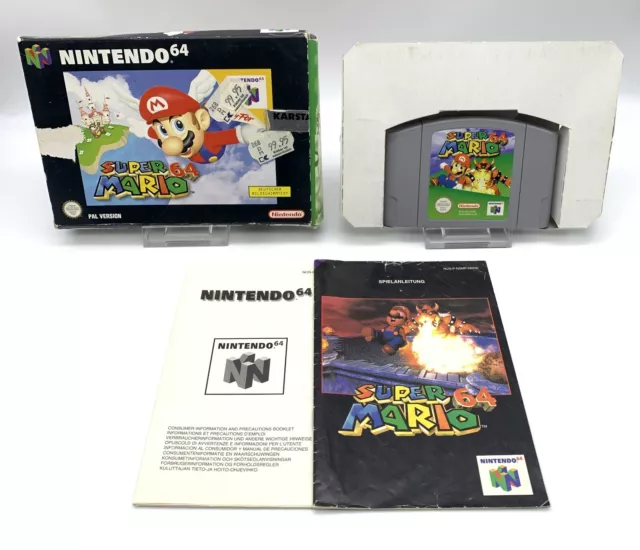Super Mario 64 (Nintendo 64) N64 Spiel inkl. Anleitung & OVP
