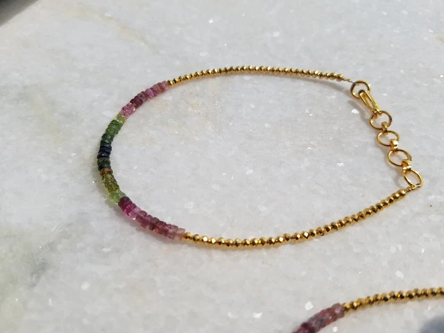 4mm naturel émeraude rubis saphir perles d'eau douce collier pierre collier de p