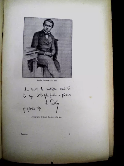 Pasteur Louis -Livre Rare 1896 -Toute Sa Vie /Son Oeuvre Par Fr. Bournand - L212