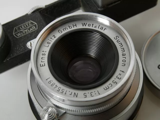 Leitz Summaron 3,5/35 35mm 1:3,5  für Leica M3 + Googles "Brille" abnehmbar 2