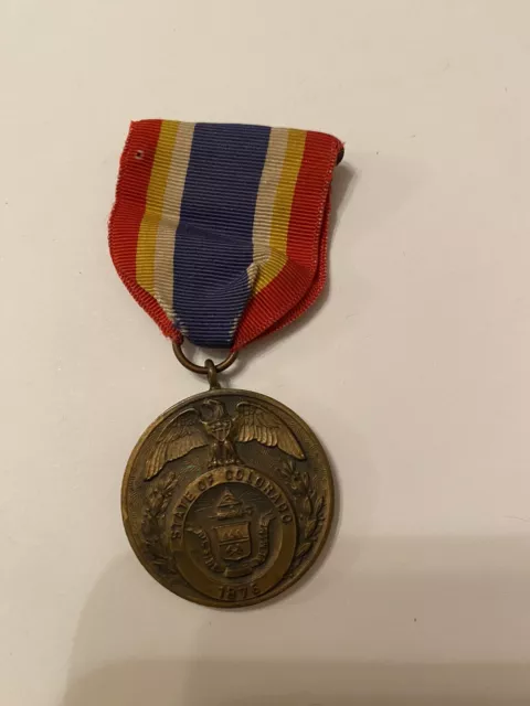 Colorado National Guard Medal For Active Service WW2 Era