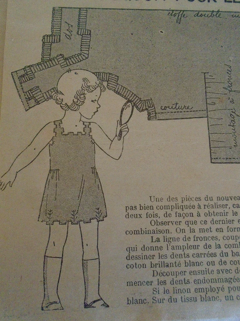 Patron Ancien De Couture Pour Poupée 40cm - Costume élégant Février N°1 - Reproduction 1885
