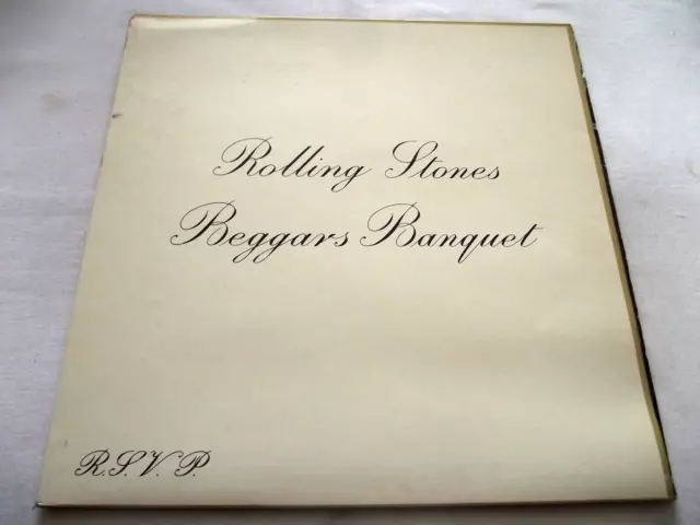 THE ROLLING STONES ~ BEGGARS BANQUET ** 1968 UK 1st Unboxed DECCA LP -1K,-1K EX+