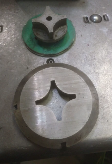 4 Way Rounding Punch 1" Radius for Strippit 3-1/2" Station