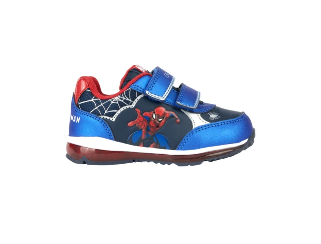 GEOX SCARPE DA bambino con luci Spider Man uomo ragno sneakers
