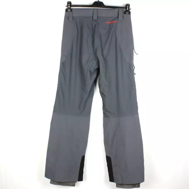 Mammut Sec Tech Hommes Pantalon Taille 46 (W30 L32) Gris Zip Fly Neige k8788 2