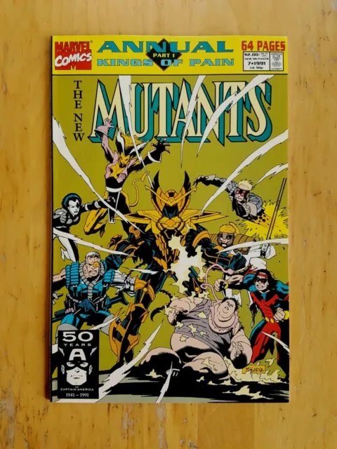 The New Mutants Annual #7 (1991, Marvel Comics) 9.4 Near Mint | Kings of Pain