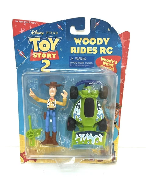 Woody Rides DISNEY PIXAR WOODY Rides RC Toy Story 2 Mattel giocattoli cardati e ...