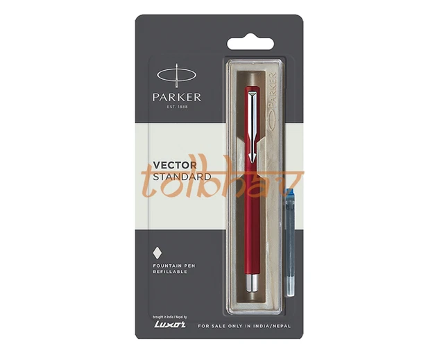 Parker Vector Mimetico Penna a Sfera Finiture Cromate Parker Vector Mimetico Penna a Sfera Finiture Cromate