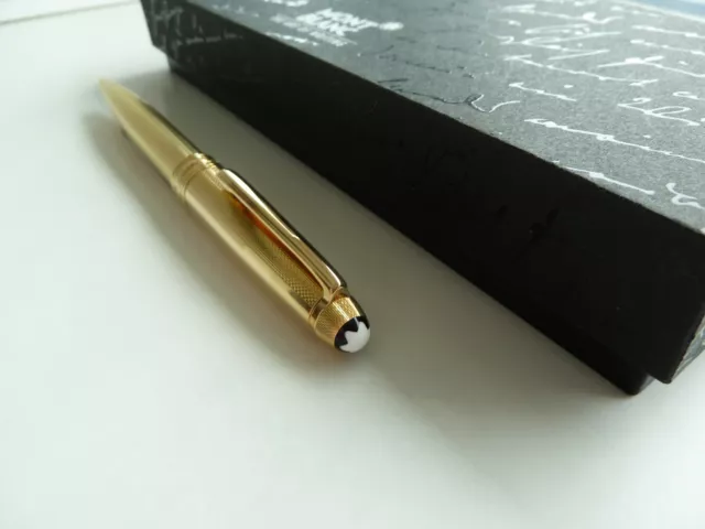 Montblanc MST Solitaire 23,5kt Gold-plated Wellen-Guilloche - Kugelschreiber - 3