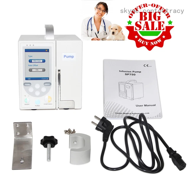 VET ICU PORTABLE volumetric infusion pump standard IV Set Syringe pump