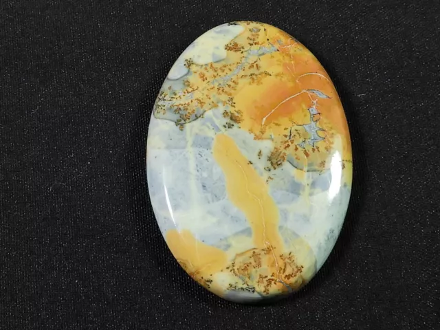 51Cts. Natural Maligano Jasper Oval Semi Precious Loose Gemstone 23X40X05MM D364