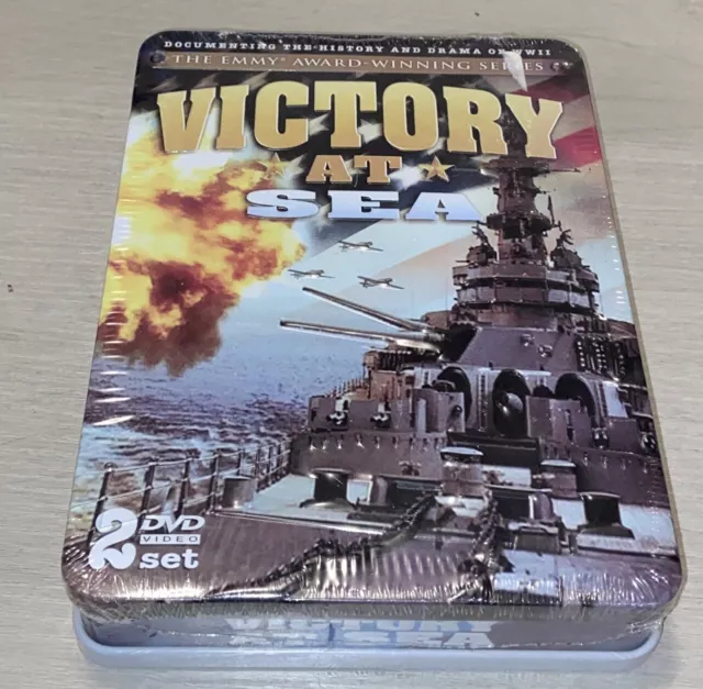 Victory at Sea World War II Documentary Sealed DVD Set 2010 Collectors Tin NEW