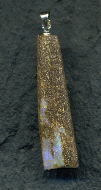 N°294-Pendentif d'Opale boulder d'Australie (Queensland)  de 16,45 carat