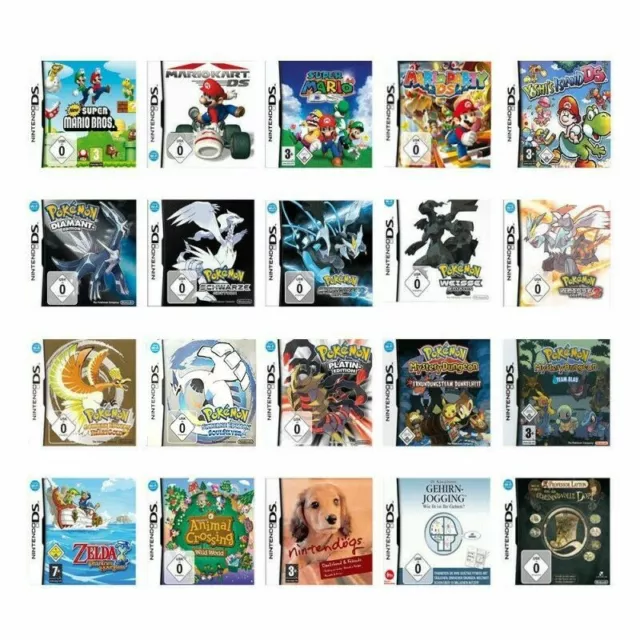 Die besten Nintendo DS Spiele - wie New Super Mario Bros, Pokémon, Zelda, Lego