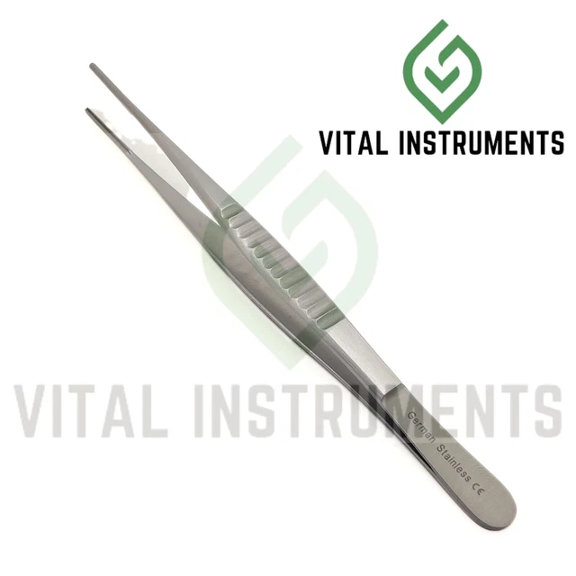 German Grade Debakey Artery Atraumatic Tissue Vascular Forceps 6" Stainless CE