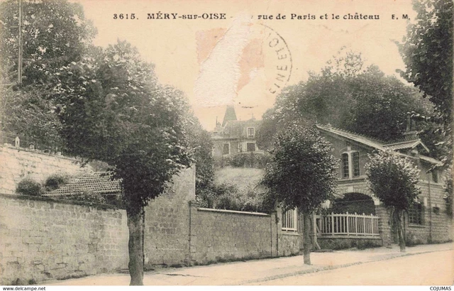 95 - MERY SUR OISE - S07978 - .. Rue de Paris et le Ch�teau - En l'�tat - L14