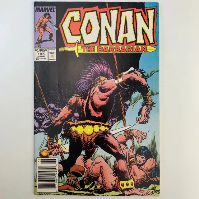 Conan The Barbarian #195 Marvel Comics June Jun 1987