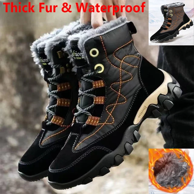 mens warm winter boots uk