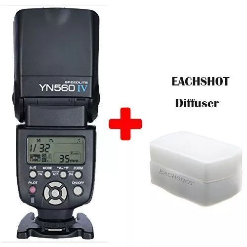 Yongnuo YN-560 IV Flash Speedlite for Canon Nikon Pentax Olympus DSLR Cameras AU 2