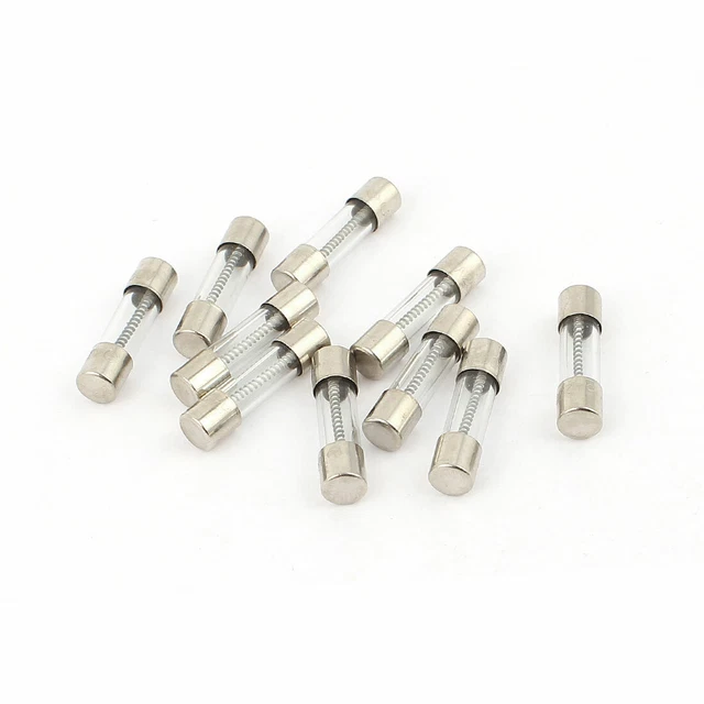 10Pcs Tubes de Verre Fusibles Retardée miniature 250V 5A ROHS 5Amp 5x20mm