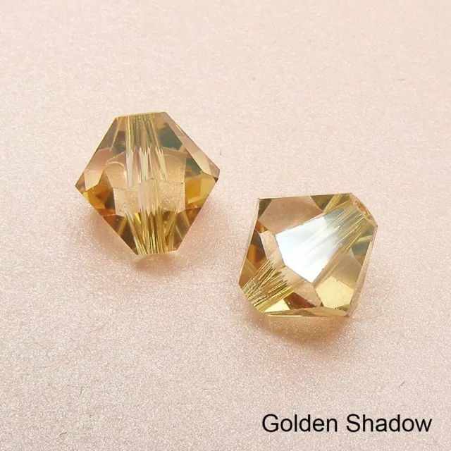 10 Genuine 6mm SWAROVSKI Crystal 5301 5328 BICONE Xilion BEADS DIY Crafts Making