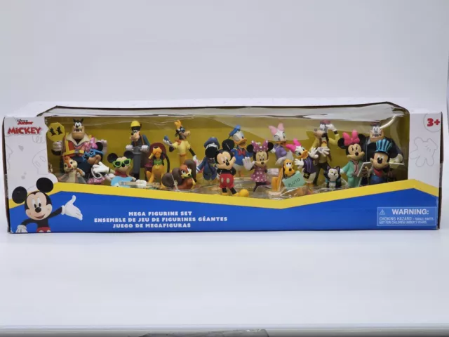 Disney Junior Mickey Mouse & Friends Mega 20-Piece Figure Set Damaged Box NEW