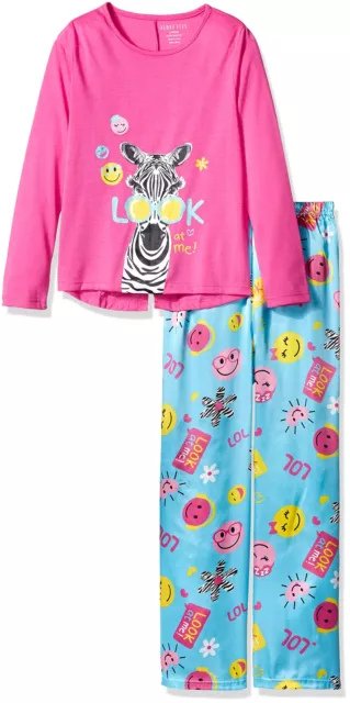 Komar Kids Big Girls' Look At Me Zebra 2pc Sleepwear Set
