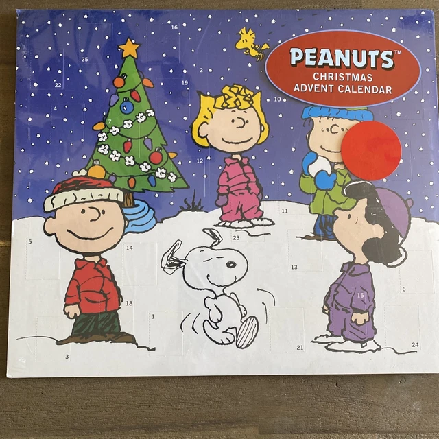 NEW PEANUTS CHRISTMAS Advent Calendar Snoopy Charlie Brown Linus Lucy
