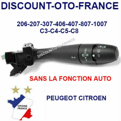 COM2005 Commodo Pour Phares Et Essuie-glaces Valeo - Réf 96630724XT - Occasion Fonctionnel