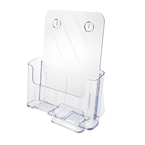 SOURCEONE.ORG Premium Brochure Holder for 8.5” Booklet – With Business Card C...
