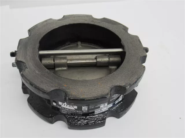 Titan CV41, A-003347, 4" Dual Disc Wafer Check Valve