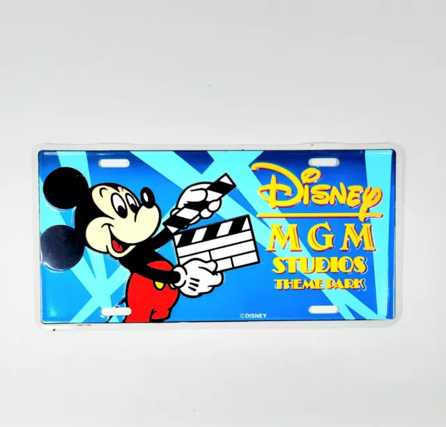 Vintage 1990s Disney World MGM Studios Director Mickey Vanity License Plate