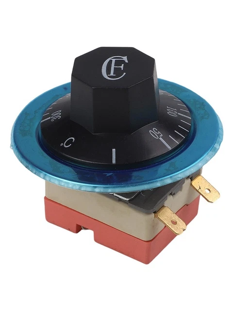 Termostato Forno Elettrico - Bimetallico, 16A, Normal Close, Confezione Da 5 Pezzi