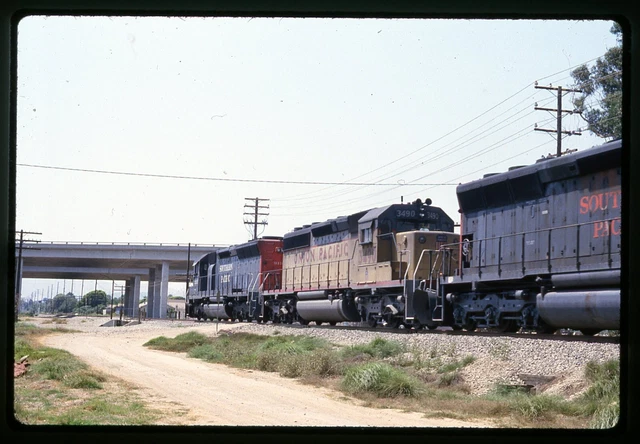 UNION PACIFIC 3409 UP SD40-2 Railroad Train Slide 1984 CA Ventura #7837 ...