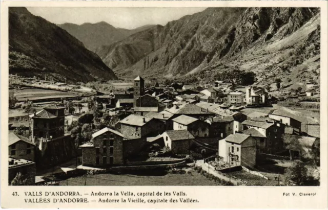 CPM AK Andorra la Vella Capital de les Valls ANDORRA (1280687)