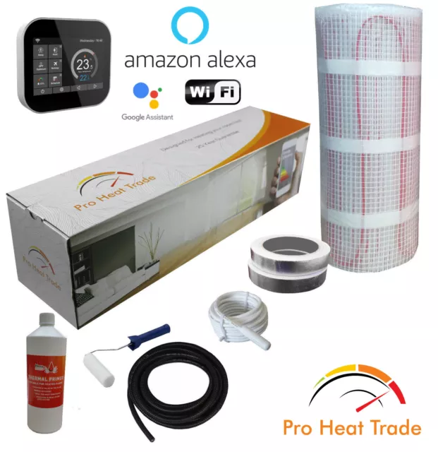 Electric Underfloor Heating mat kit 150w per m2 All Sizes Next day Delivery