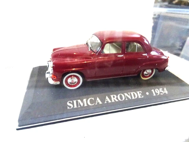 VEHICULE 1/43 IXO Simca Aronde 1956 Miniature Collection Boite No Norev VEHICULE 1/43 IXO Simca Aronde 1956 Miniature Collection Boite No Norev