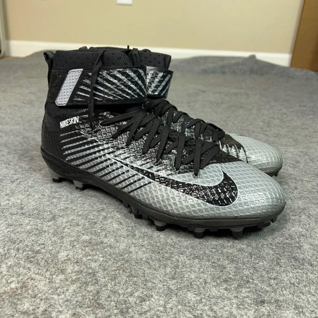 NIKE MENS FOOTBALL Cleats 13 Black Gray Shoe Lacrosse Lunarbeast Elite TD Sport 29.98 PicClick