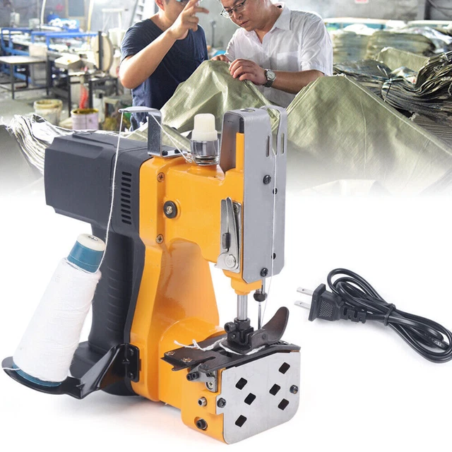 Electric Bag Closer Cloth Stitching Seal Sewing Machine Stitcher Portable 110W